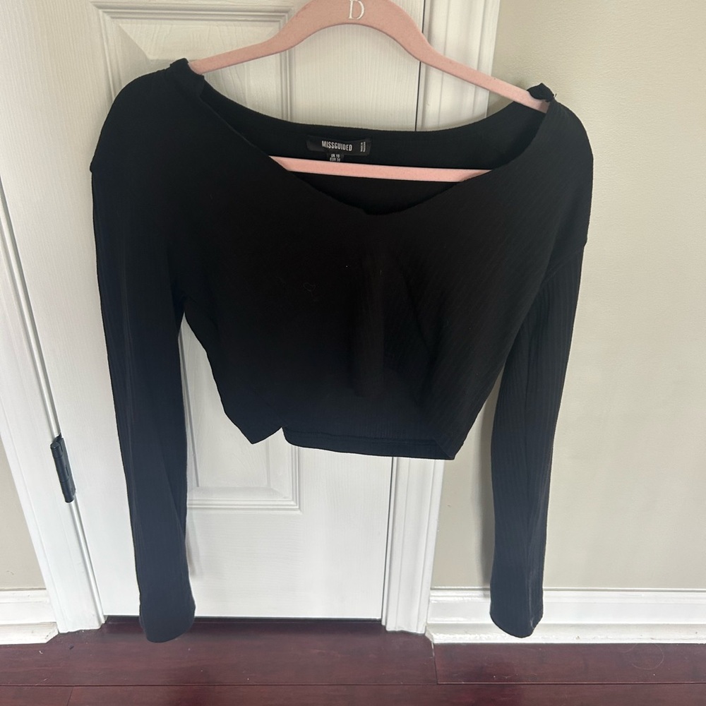 Black off the shoulder Sweater.
